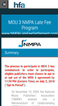 Mobile Screenshot of nmpalatefeesettlement.com